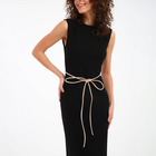 Пояс-шнурок женский, без пряжки, цвет бежевый - фото 24165494