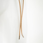 Пояс-шнурок женский, без пряжки, цвет бежевый - фото 9941482