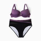 Купальник раздельный женский, цвет фиолетовый, размер 52 - фото 321632600