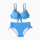 Купальник раздельный женский, цвет голубой, размер 52 - фото 321632765