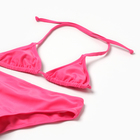 Купальник раздельный для девочек, цвет розовый, рост 104-110 см - Фото 2