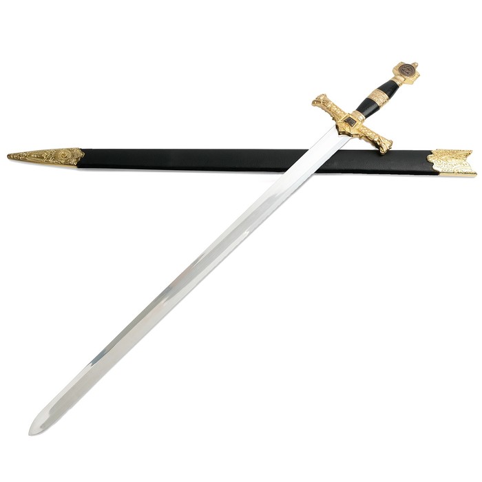 Сувенирный меч, рукоять Звезда Давида, клинок роспись, 86 см - Фото 1