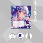 Тетрадь 18 листов в клетку, ErichKrause Kawaii Whale, обложка мелованный картон, блок офсет 100% белизна, МИКС 10352398 - фото 14406646