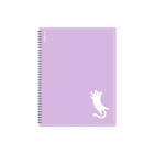 Папка 20 вкладышей на спирали, А4, 600 мкм, ErichKrause "Pastel Bloom Cats", текстура "песок", микс 10554894 - фото 16350860