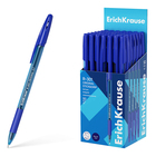 Ручка шариковая, ErichKrause, R-301 Stick&Grip Original, узел 1.0 мм, удобная грип-зона, синяя - фото 51946038