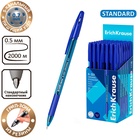 Ручка шариковая ErichKrause. R-301 Stick&Grip Original, синий стержень, узел 1 мм, резиновый упор - Фото 7