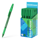 Ручка шариковая, ErichKrause, R-301 Stick&Grip Original узел 1.0 мм, зеленая - фото 321633544
