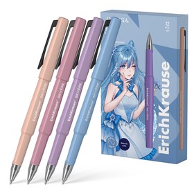Ручка шариковая, ErichKrause, Severe Stick Manga узел 0.7 мм, Super Glide Technology, синяя
