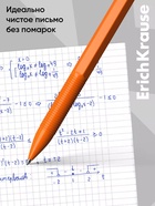 Ручка шариковая ErichKrause. R=301 Matic&Grip Amber, автоматическая, синий стержень, узел 0.7 мм, резиновый упор - Фото 2