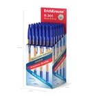Ручка шариковая автоматическая, ErichKrause, R-301 Matic&Grip Amber узел 0.7 мм, синяя - Фото 2