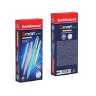 Ручка шариковая автоматическая, ErichKrause, Smart Matic Pastel узел 0.7 мм, цвет синяя - фото 11318691