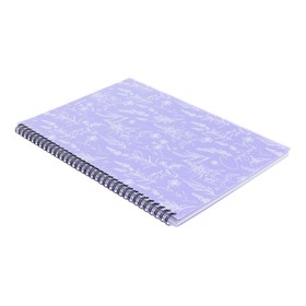 Тетрадь А4, 80 листов, клетка на спирали, ErichKrause, Lavender, пластиковая обложка