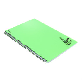Тетрадь A4, 80 листов, клетка на спирали, ErichKrause, Motion, зеленый, пластиковая обложка