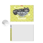 Альбом для рисования А4, 30 листов, ErichKrause, Жидкие коты, на клею - фото 10026348