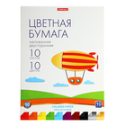 Бумага цветная А4, 10 цветов, 10 листов, ErichKrause, двусторонняя, мелованная, в папке, плотность 80 г/м2, схема поделки - Фото 6