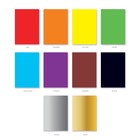 Цветной картон А4, 10 листов, 10 цветов, ErichKrause, глянцевый в папке микс - Фото 3