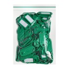 Набор бирок для ключей на кольце «Идентификатор», 53 мм, 100 шт., зелёный - Фото 6