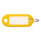 Набор брелоков для ключей, 100 штук, 53 мм, цвет желтый - Фото 5
