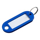 Набор брелоков для ключей, 100 штук, 53 мм, цвет синий - Фото 4