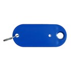 Набор брелоков для ключей, 100 штук, 53 мм, цвет синий - Фото 5
