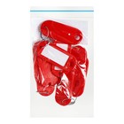 Набор бирок для ключей на кольце «Идентификатор», 53 мм, 10 шт., красный - Фото 6