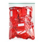 Набор бирок для ключей на кольце «Идентификатор», 53 мм, 100 шт., красный - Фото 6