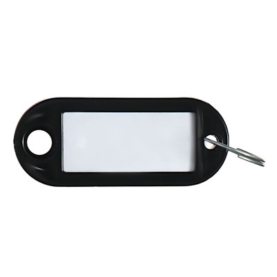 Набор брелоков для ключей, 10 штук, 53 мм, цвет черный