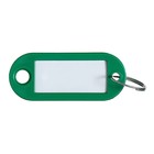Набор брелоков для ключей, 50 штук, 53 мм, цвет зеленый - Фото 3