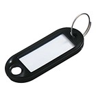 Набор бирок для ключей на кольце «Идентификатор», 53 мм, 50 шт., чёрный - Фото 5