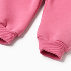 Костюм: толстовка и брюки Крошка, Я BASIC LINE, рост 74-80 см, ярко-розовый - Фото 8
