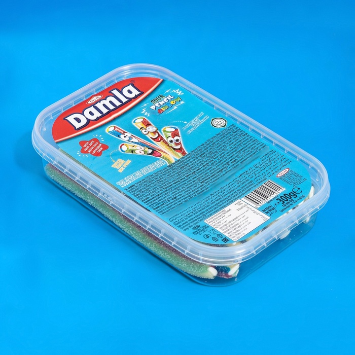 

Кислый мармелад - карандашики "DAMLA", радуга, 300 г