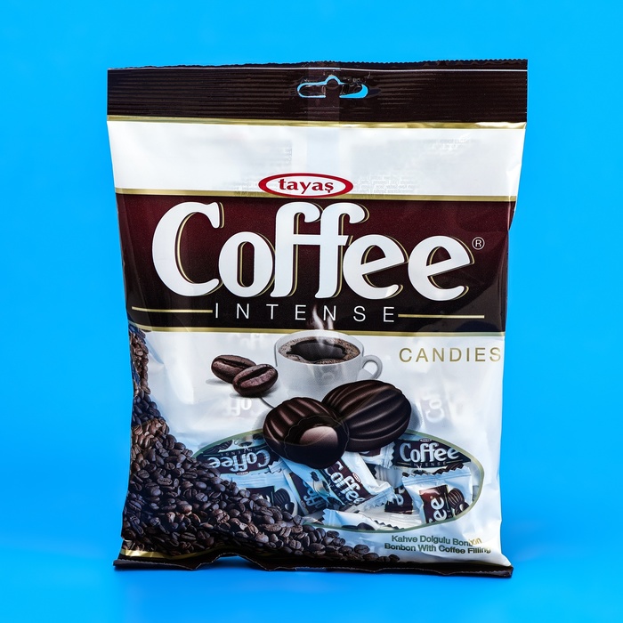 Леденцы Coffee INTENSE, со вкусом кофе и кофейной начинкой, 170 г