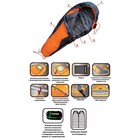 Спальный мешок Tramp Oimyakon T-Loft Compact, кокон, 2 слоя, левый, 80х200 см, -15°C - Фото 10