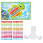 Аппликация стразами "Черепашка-путешественница" 8 цветов - Фото 4