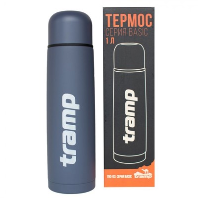 Термос Tramp TRC-113, Basic 1 л., серый