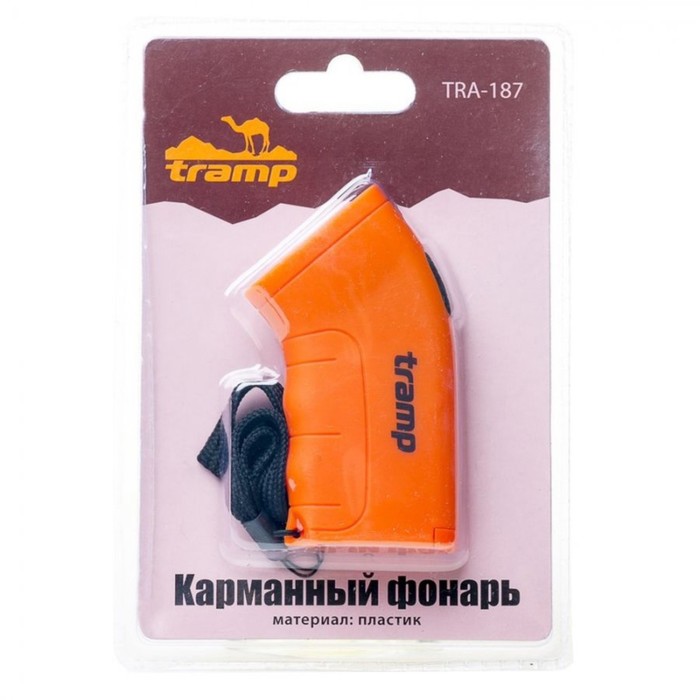 Карманный фонарь Tramp TRA-187, Оранжевый - фото 1906743432