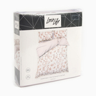 Постельное бельё LoveLife евро Spring 200х220см,225х240см,50х70см-2шт, жатка, 100% п/э, 100гр/м2 - Фото 5