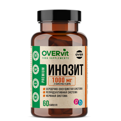 Инозитол OVERvit, 60 капсул