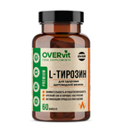 L-тирозин OVERvit, 60 капсул - фото 321617024