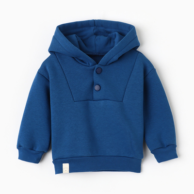 Толстовка детская «Крошка Я» Blueberry, рост 68-74 см, синяя