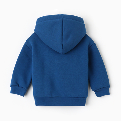 Худи детское «Крошка Я» Blueberry, рост 86-92 см, синяя