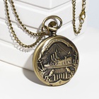 Карманные кварцевые часы «Санкт-Петербург», на цепочке 80 см - Фото 4
