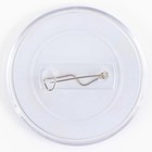 Значок пластиковый, с вставкой «Разноцветные ладошки», d=5 см (комплект 7 шт) - фото 24392366