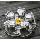 УЦЕНКА Подставка стеклянная для подогрева «Хрусталик», d=14 см - Фото 2