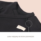 Боди детское MINAKU, рост 68-74 см, чёрное 9841883 - фото 12748833