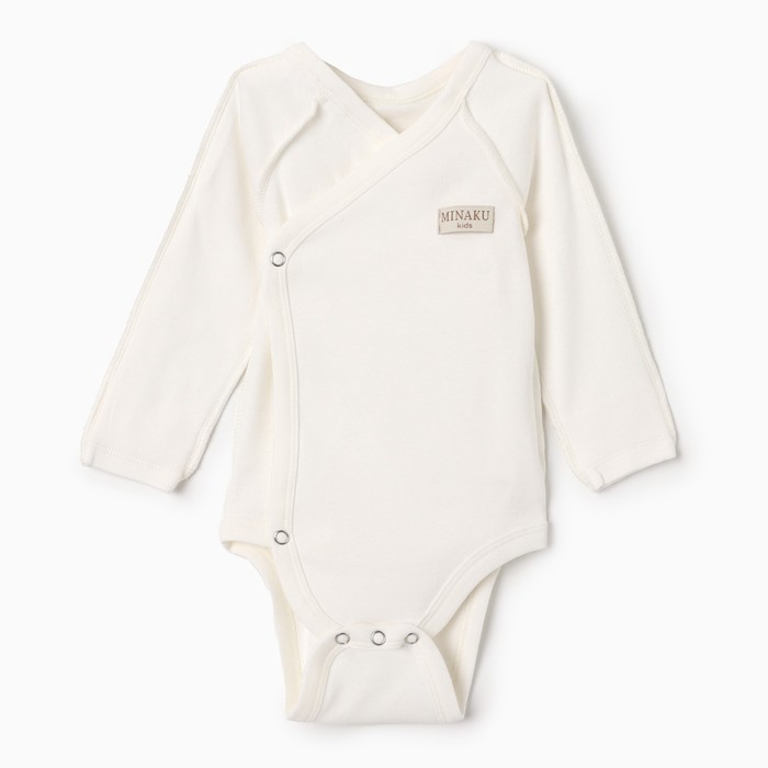 Боди детское MINAKU, рост 74-80 см, цвет экрю