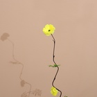 Интерьерный декор из бамбука, цветы пластик 200 см жёлтый - Фото 4