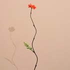 Интерьерный декор из бамбука, цветы пластик 200 см оранжевый - Фото 3