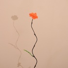 Интерьерный декор из бамбука, цветы пластик 200 см оранжевый - Фото 4