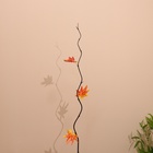 Интерьерный декор из бамбука, листья пластик 200 см оранжевый - Фото 2